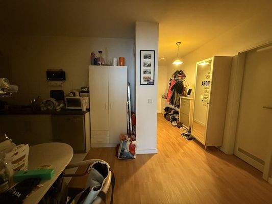 offener Küchenbereich, Flur