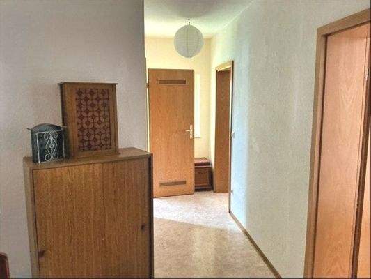 Flur möbilierte Wohnung