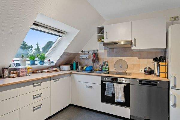 Küche Dachgeschosswohnung