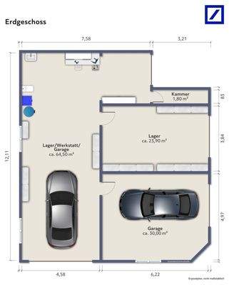 kombiniertes Wohn-/Gewerbegebäude - Erdgeschoss