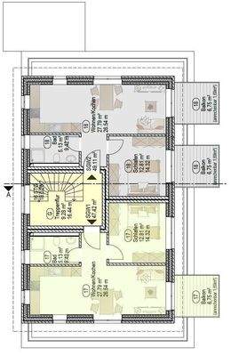 Grundriss Staffelgeschoss