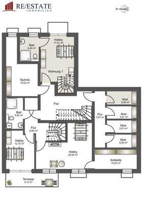 Maisonette-Gertenwohnung Nr. 1 im UG