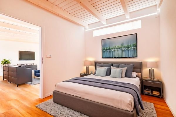 Visualisierung Schlafzimmer Anbau