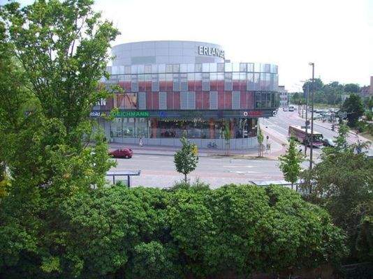 Blick auf die Arcaden