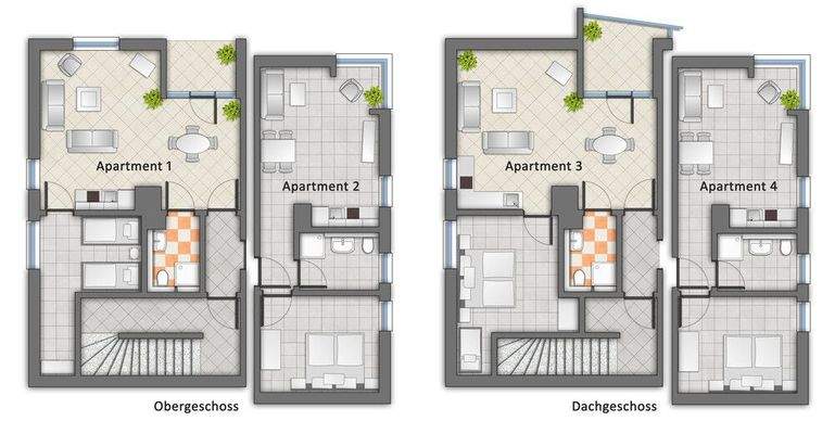 Grundrisse Appartements