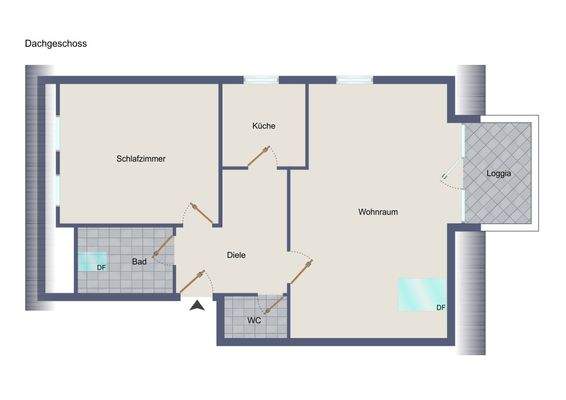 Grundriss-Illustration