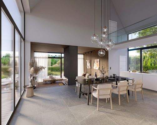 Visualisierung Wohn-Essbereich