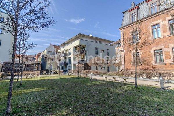 Rückansicht aus Wohnanlage