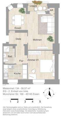 Grundriss Wohnung