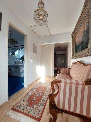 Heller Flur im Obergeschoss