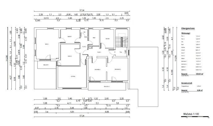 sanierte 5-Zimmer Wohnung im 1.Stock mit Balkon auf 131 m² im Herzen von Plößberg zu vermieten!