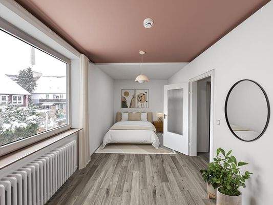 Schlafzimmer digitalisiert