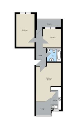 Grundriss WE 08