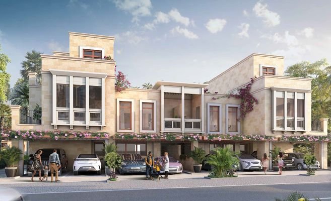 Townhouse Außernvisualisierung Malta DAMAC Lagoons