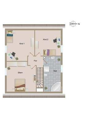 Grundriss Dachgeschoss