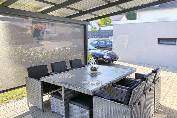 Detail Terrasse/Verschattung