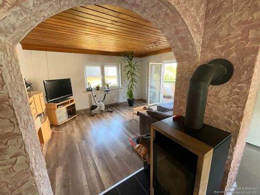 ZFH: Blick in das Wohnzimmer (Wohnung OG)