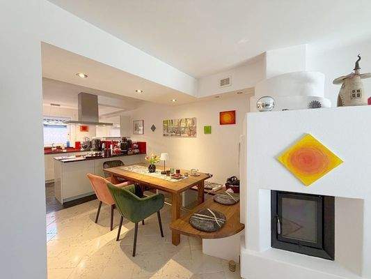 EG Essbereich und Grundofen