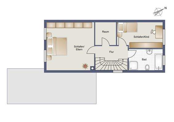 Grundriss Obergeschoss