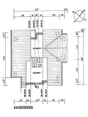 Grundriss Spitzboden