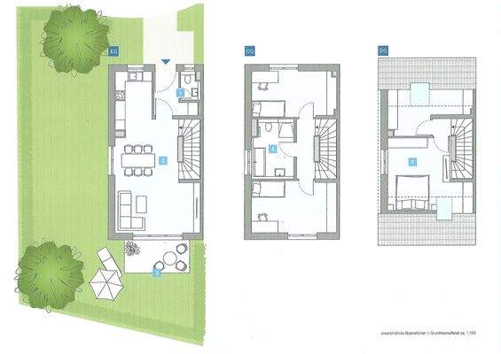 Reihenhaus Grundrisse