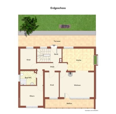 Grundriss Erdgeschoss