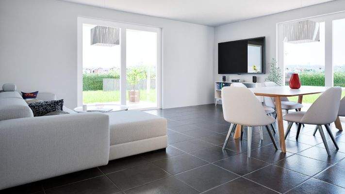 Wohnbereich (Wohnbeispiel, Visualisierung)