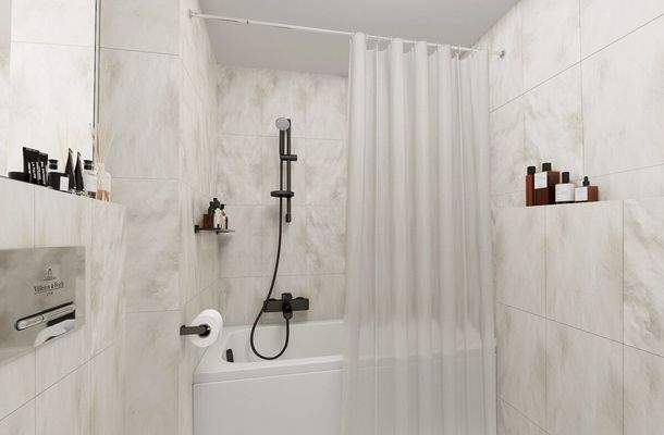 Bad digital ausgestattet