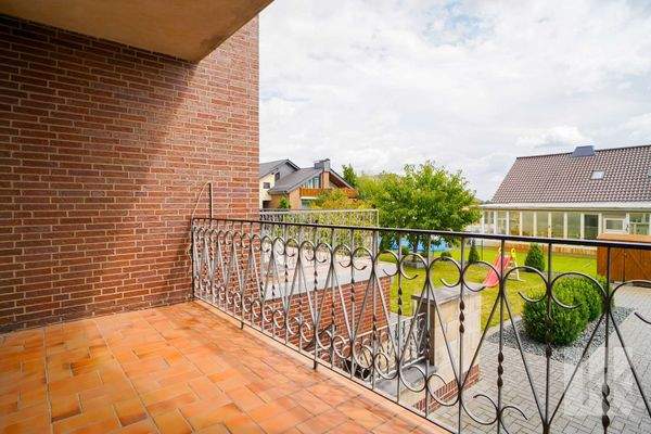 Balkon vor einem der Zimmer