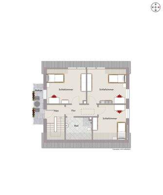 Grundriss Dachgeschoss