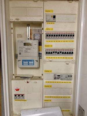 Stromverteilung im Untergeschoss