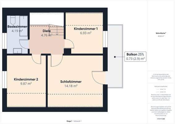 Grundriss Obergeschoss