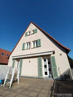 ganztags sonniger Balkon