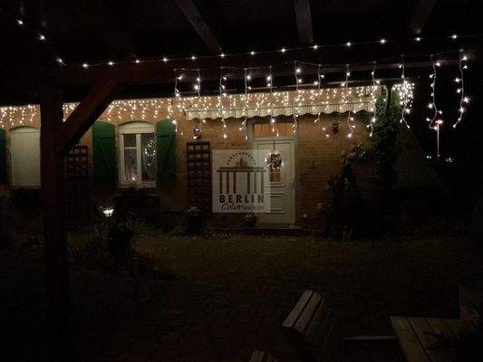 Seiteneingang Abends