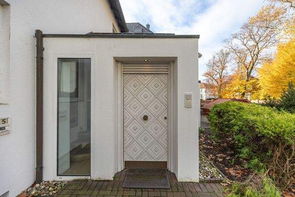 Eingangstür zum Vorraum (Erweiterung 1993)