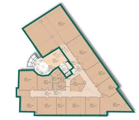 AUFTEILUNG / 1. OG / ca. 617 m²