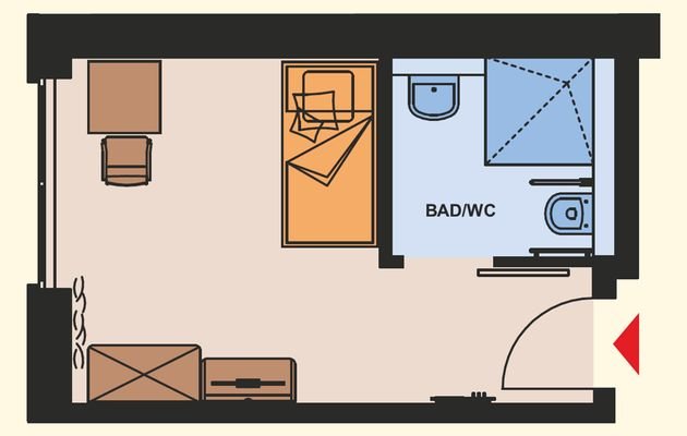 Beispielgrundriss Appartement