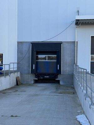 Laderampe von Halle 3