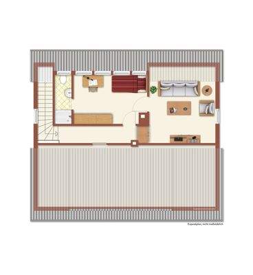 Dachgeschoss unverbindl. Illustration