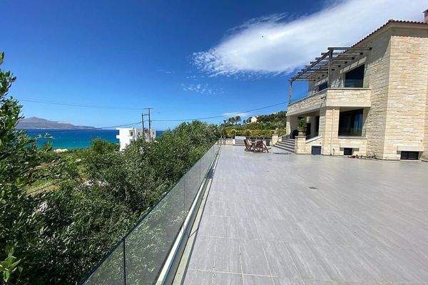 Kreta, Kera: Elegante Steinvilla mit Meerblick und Hamam zu verkaufen