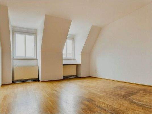 Wohnraum im Dachgeschoss