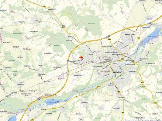 Geolyzer Kartenausschnitt