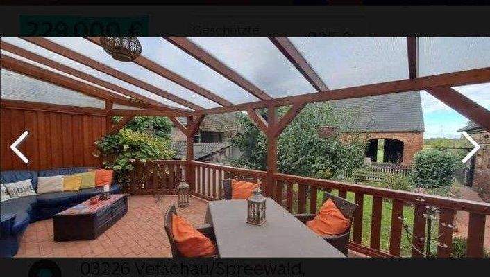 Überdachte Terrasse