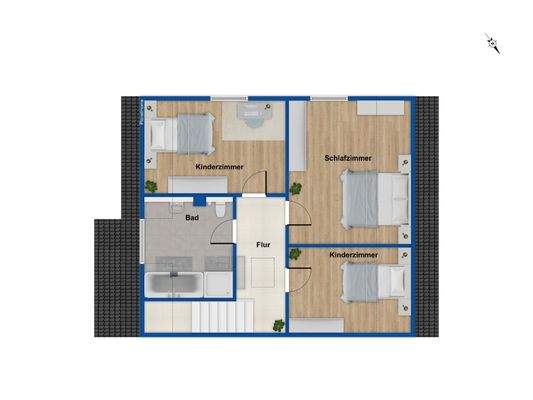 Grundriss Obergeschoss