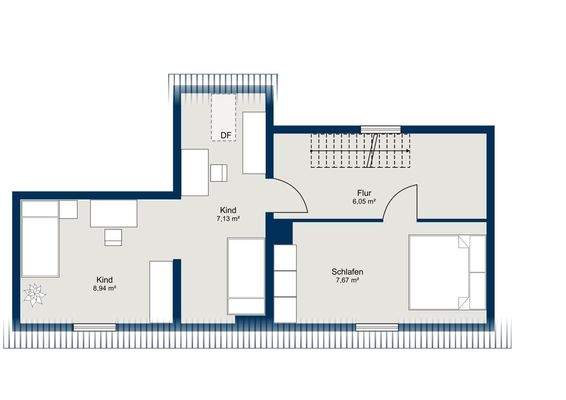 Obergeschoss Hinterhaus