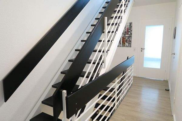 Treppe zum Dachgeschoss