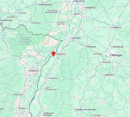 Lage im Südwesten Deutschland