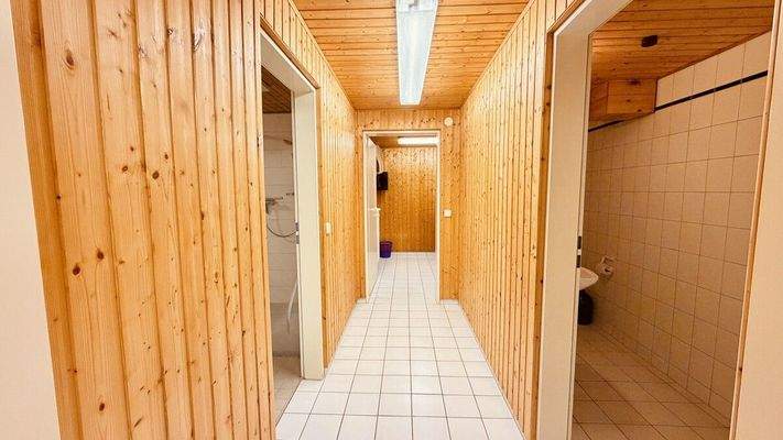 Flur vom Saunabereich