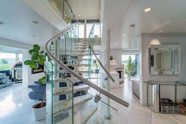 Innenliegender Treppenaufgang