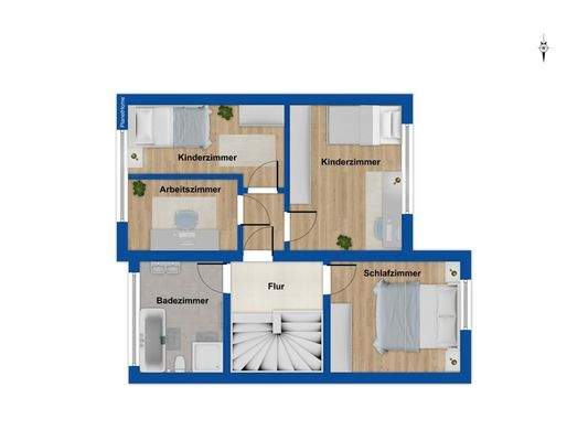 Grundriss Obergeschoss